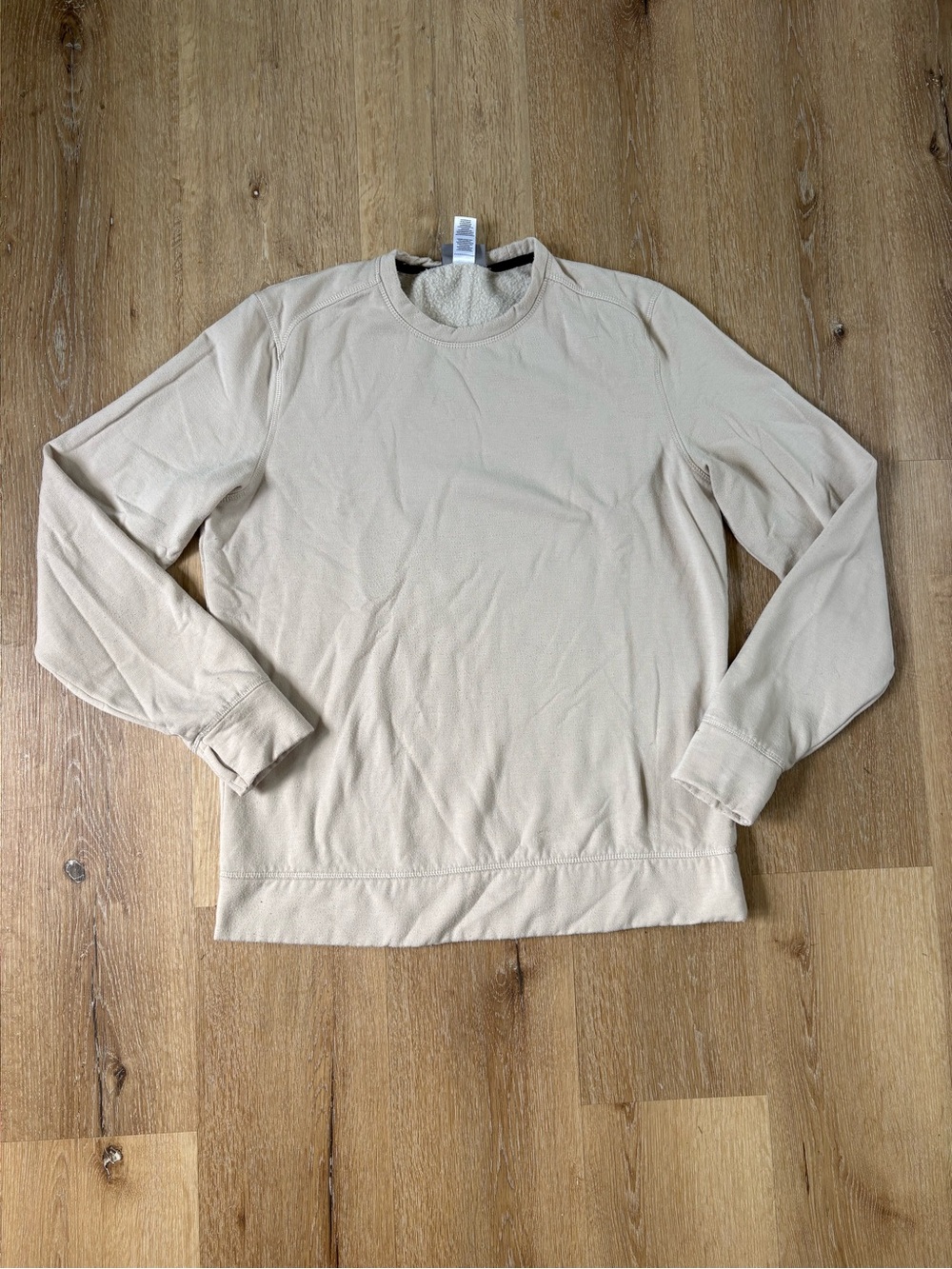 Men’s Beige Pullover Crew